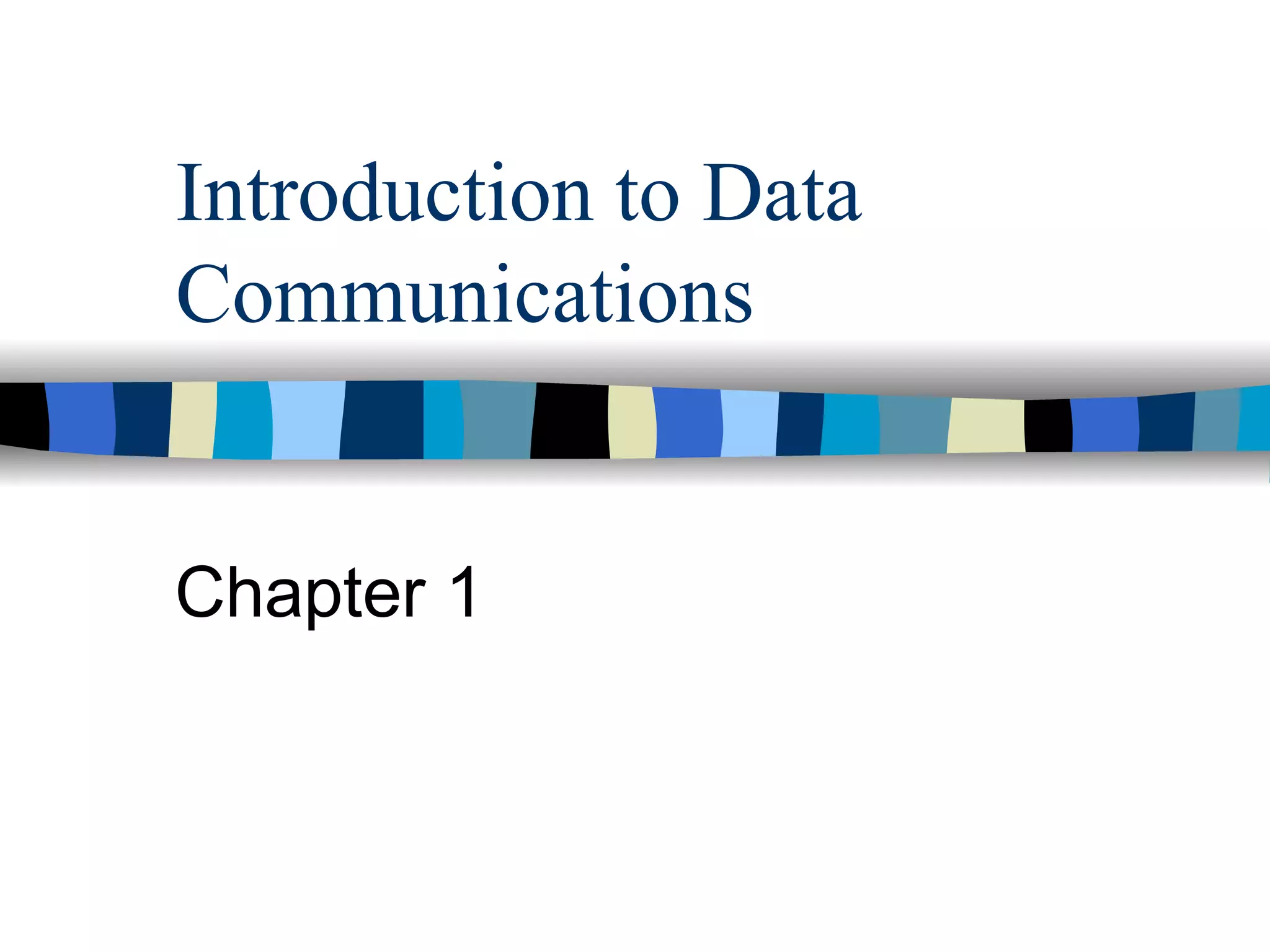 Data communication intro