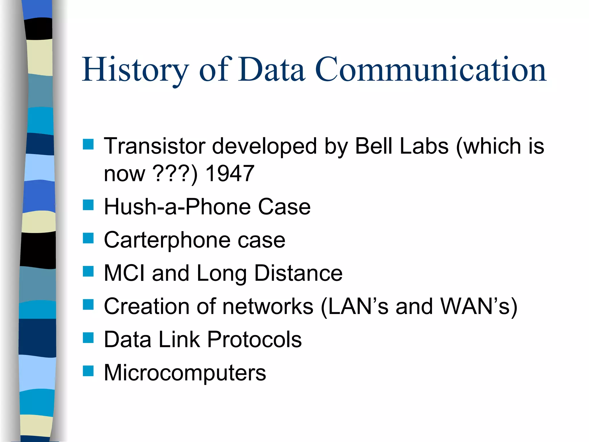 Data communication intro