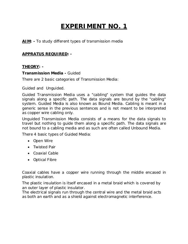 Data communication lab manual