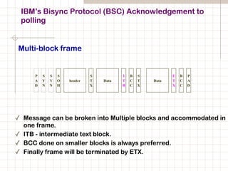 Data communication protocols in centralised networks (in master:slave ...