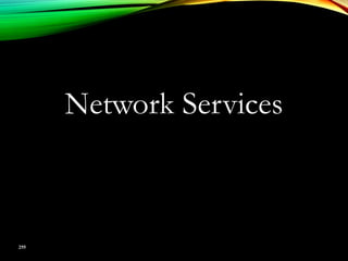 Network Services
255
 