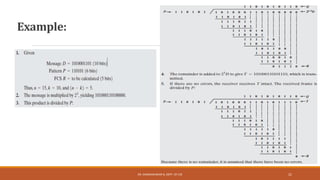 Example:
DR. GANESHKUMAR N, DEPT. OF CSE 21
 