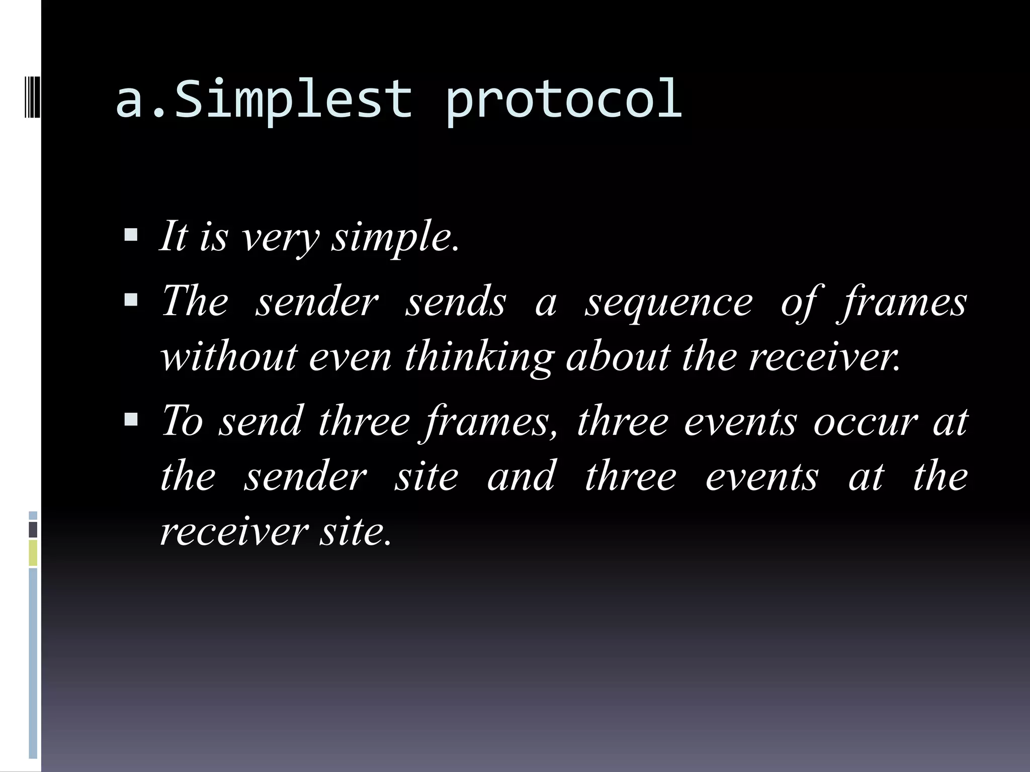 Datalink control(framing,protocols) PPT