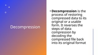 multimedia and design data compression techniques | PPTX