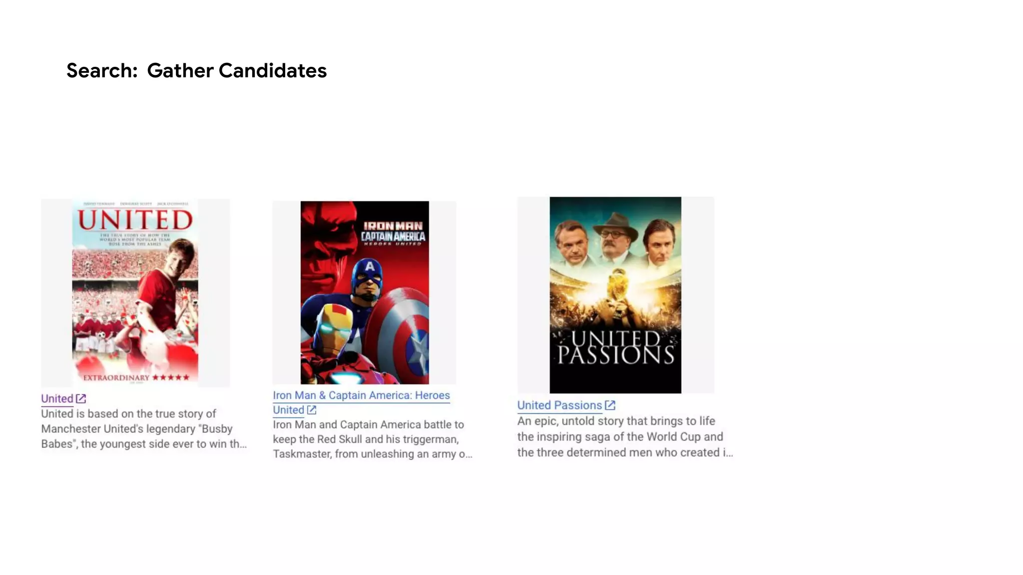 Search: Gather Candidates
 