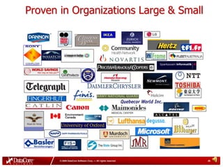        Proven in Organizations Large & Small 