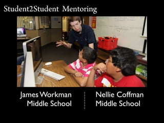 James Workman	

Middle School
-------
Nellie Coffman	

Middle School
Student2Student Mentoring
 