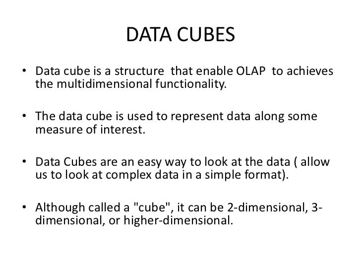 data cube