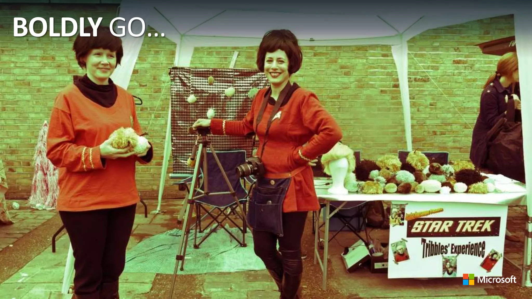 BOLDLY GO…
 