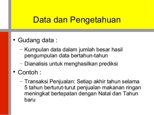 Data dan informasi