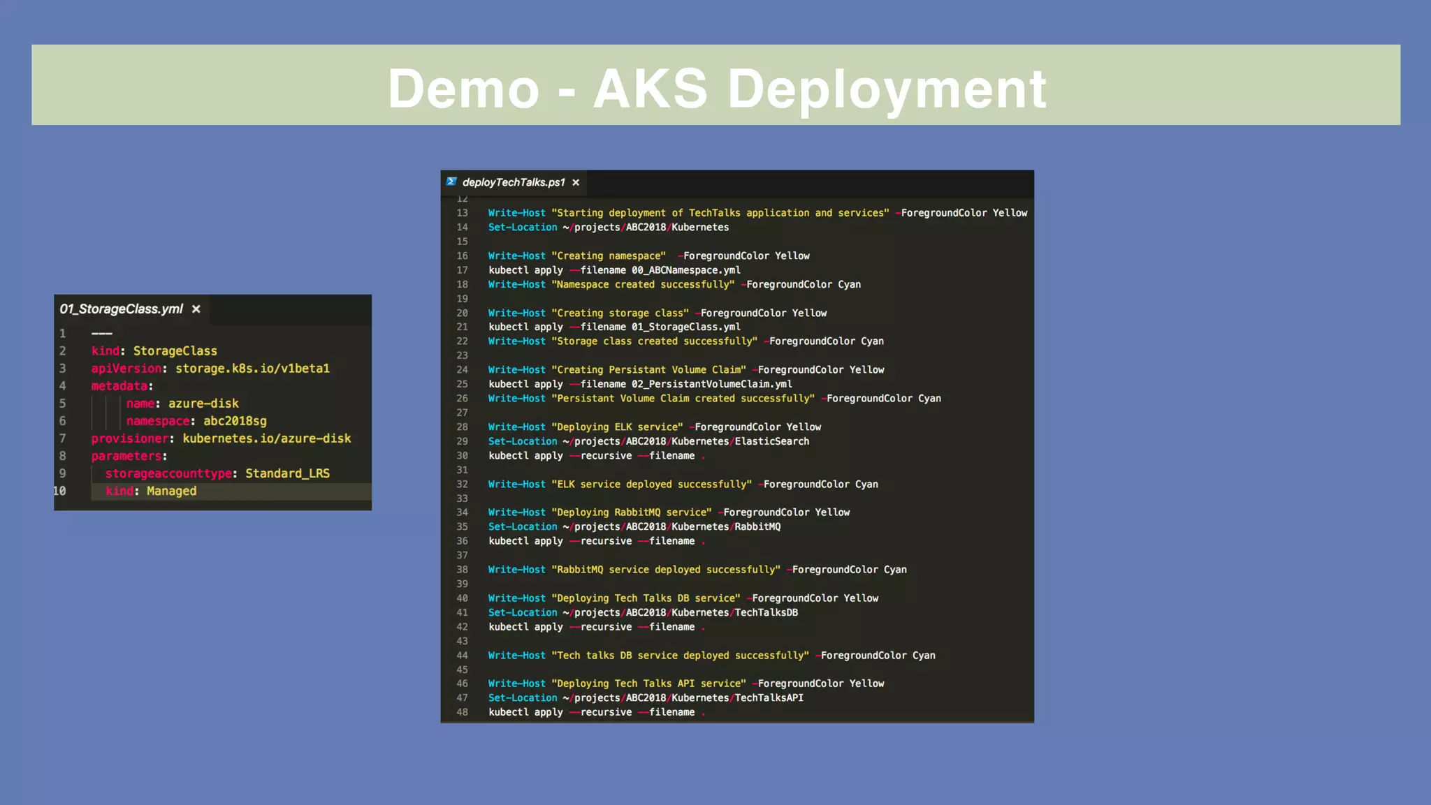 Demo - AKS Deployment
 
