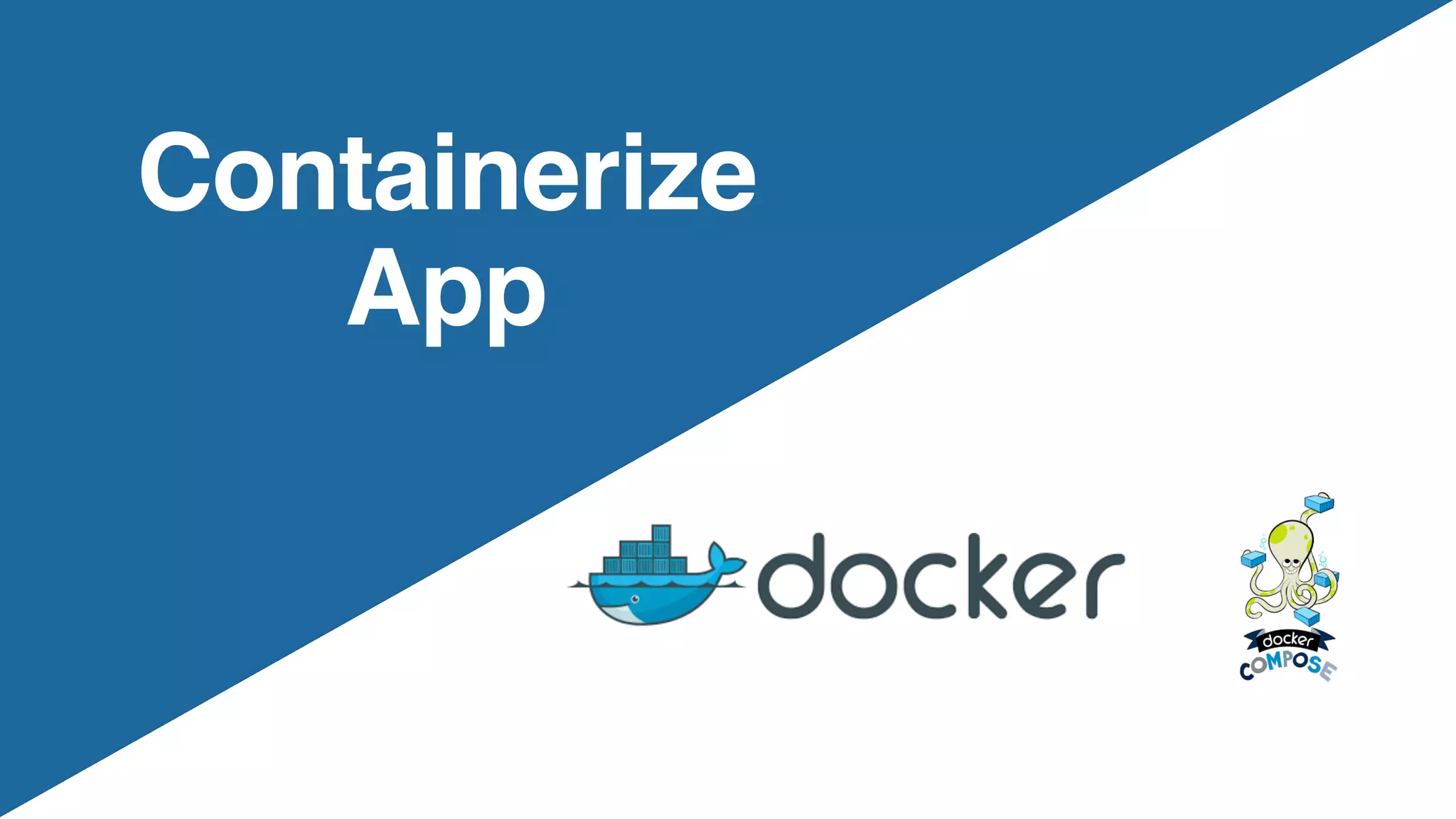 Containerize
App
 