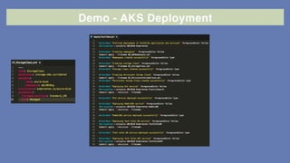 Demo - AKS Deployment
 
