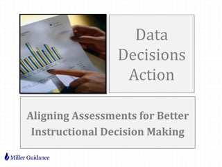 Data
Decisions
Action
Aligning Assessments for Better
Instructional Decision Making
 