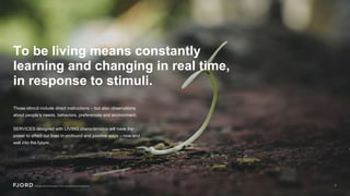 To be living means constantly
learning and changing in real time,
in response to stimuli.
Those stimuli include direct ins...