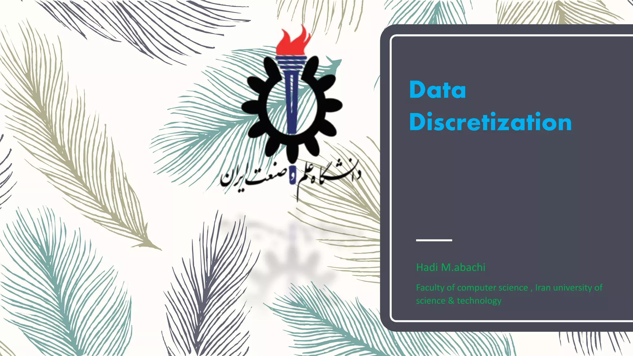 Data discretization | PPT