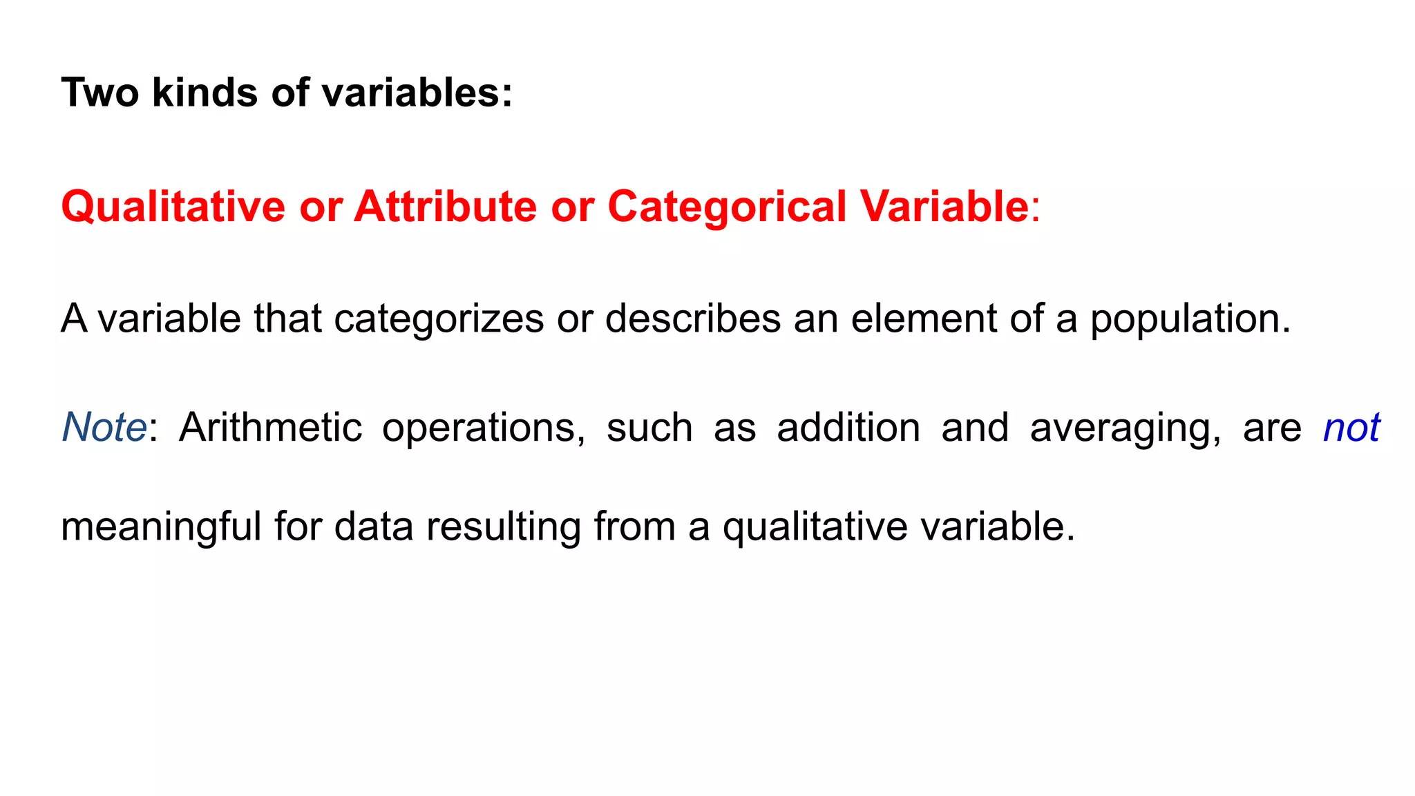Data, Distribution Introduction and Types - Biostatistics - Ravinandan ...