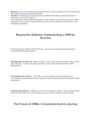 Data Don't Lie, CRMs Reveal All Explain? | PDF | Free Download