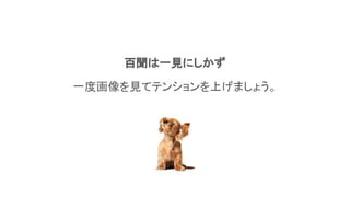 百聞は一見にしかず
一度画像を見てテンションを上げましょう。
 