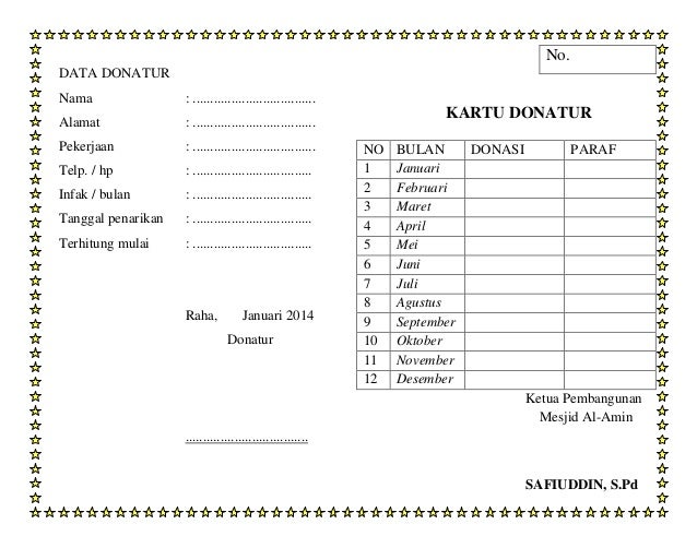 Data donatur