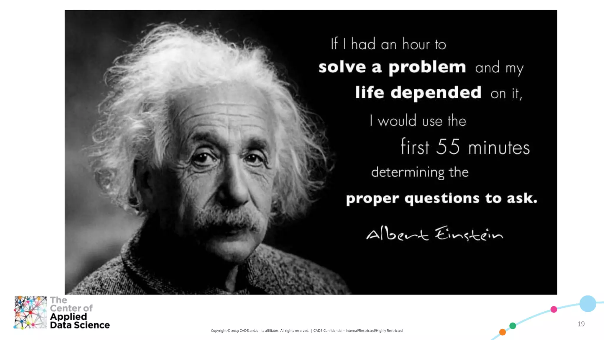 1919
Copyright © 2019 CADS and/or its affiliates. All rights reserved. | CADS Confidential – Internal/Restricted/Highly Restricted
 