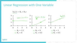 Linear Regression with One Variable
 