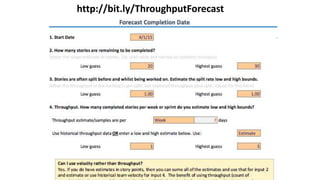 http://bit.ly/ThroughputForecast
 