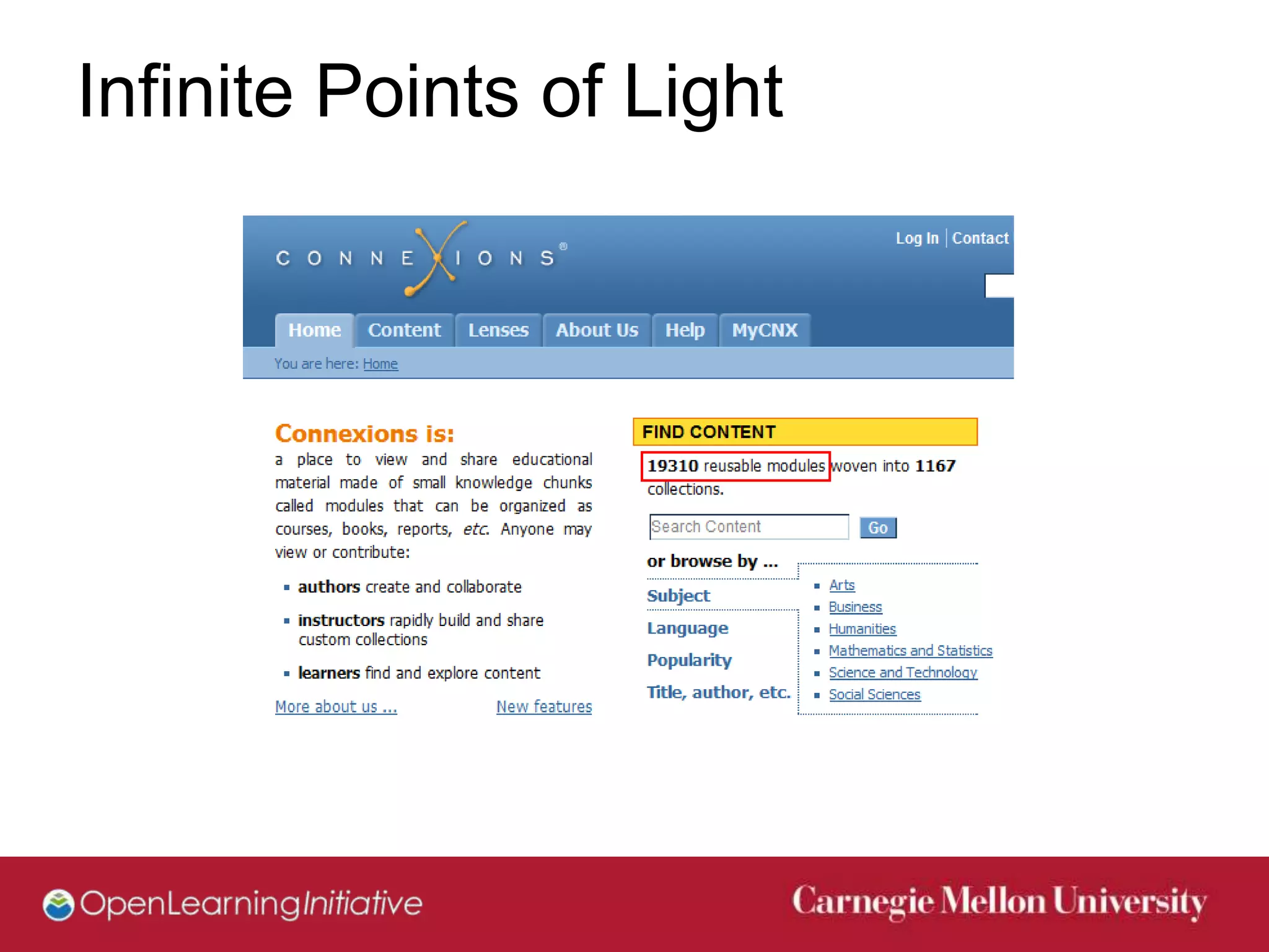 Infinite Points of Light
 