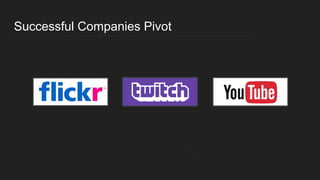 Successful Companies Pivot
 