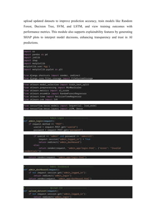 DATA DRIVEN DIGITAL TWINES project in python | DOCX