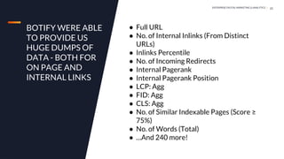 Data Driven Internal Linking With Botify | PPTX