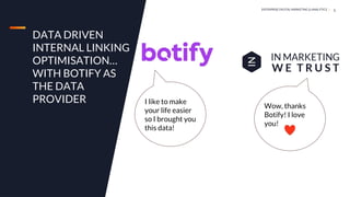 Data Driven Internal Linking With Botify | PPTX