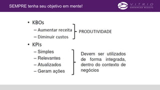 SEMPRE tenha seu objetivo em mente!
 