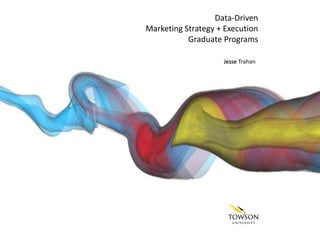 Data-Driven
Marketing Strategy + Execution
           Graduate Programs

                    Jesse Trahan
 