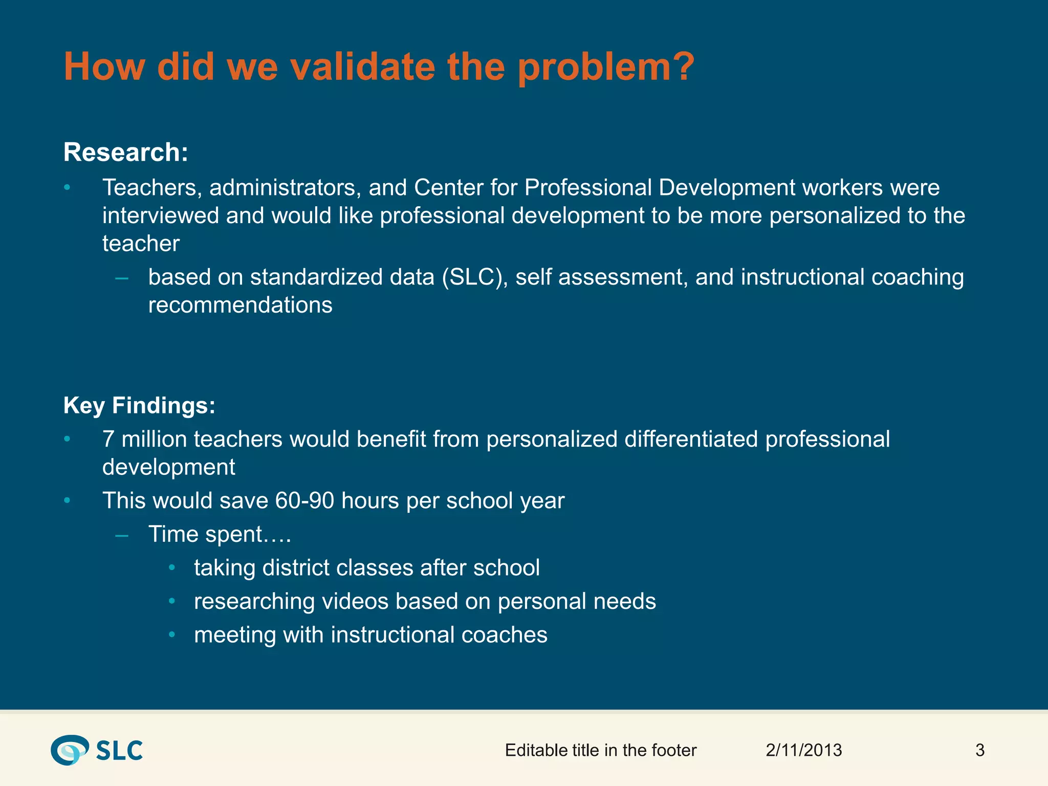 Data driven professional development ppt