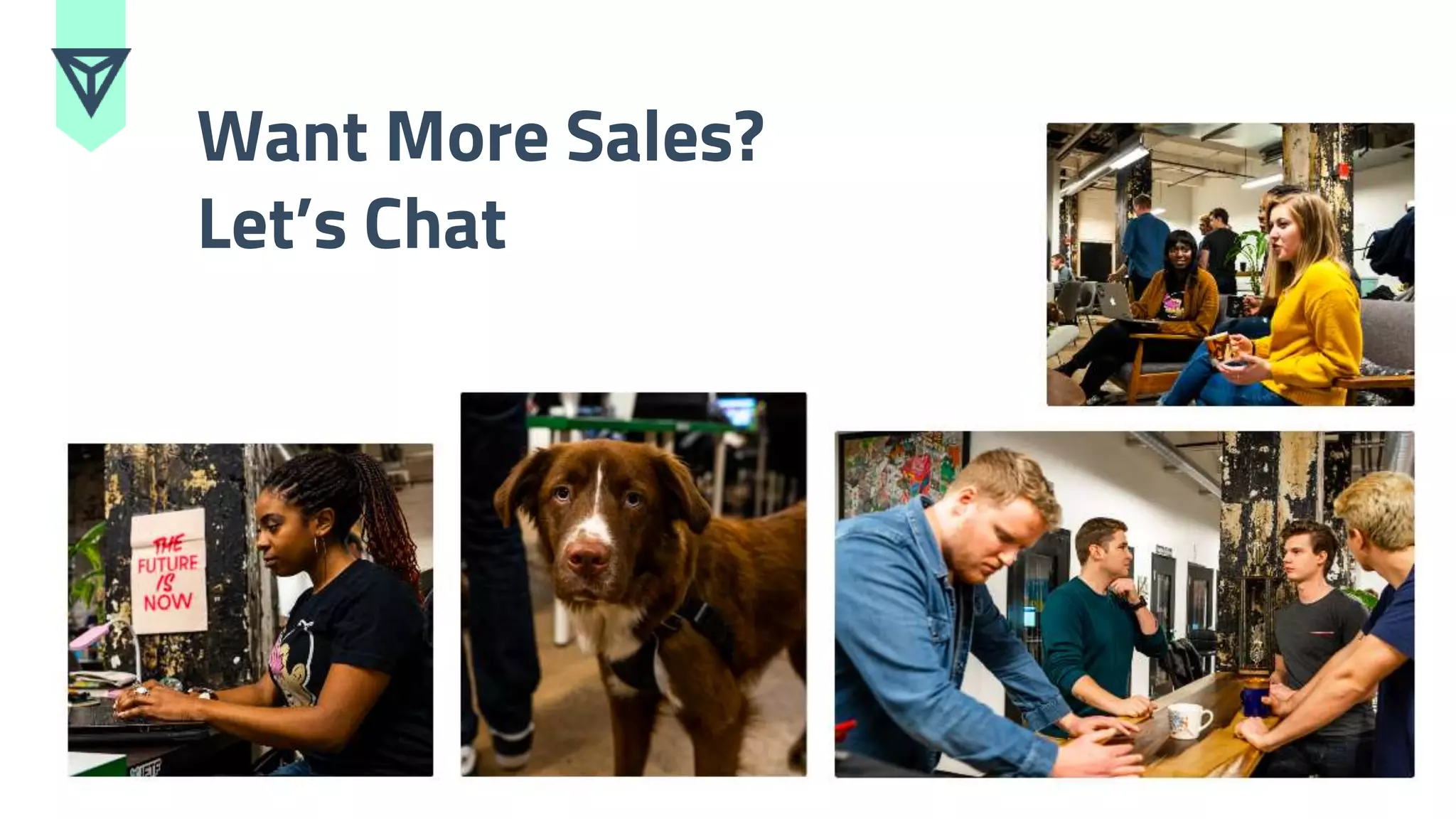 Want More Sales?
Let’s Chat
 