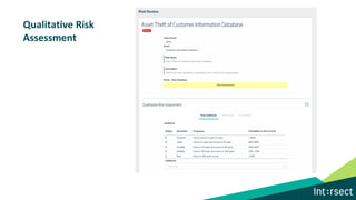 Qualitative Risk
Assessment
 