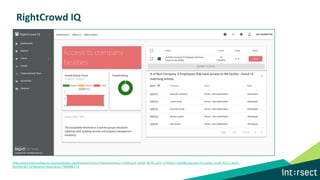RightCrowd IQ
https://reporiademo2server.azurewebsites.net/#/metricHistory?dashboardKey=7b06cac6-3e08-4070-a2f2-e7f43b113fe9&uniqueId=21cae8ac-eee8-4272-8a91-
00c64e367165&metricHistoryKey=788886274
 