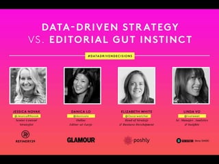 Data driven strategy vs. editorial gut instinct slide