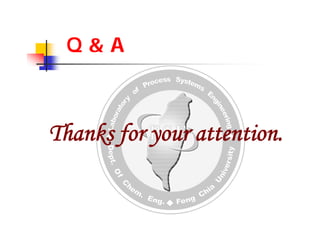 Q&A



Thanks for your attention.
 