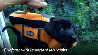 DATA DRIVEN UX
Briefcase with important lab results
 