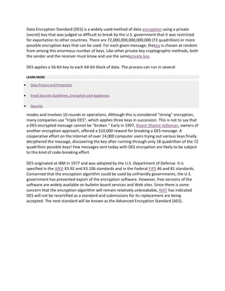 Data Encryption Standard Pdf Data Encryption Standard Pdf