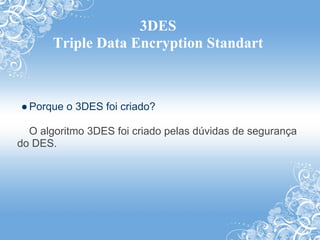 Data encryption standard DES & 3DES | PDF