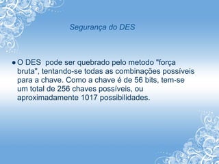 Data encryption standard DES & 3DES | PDF