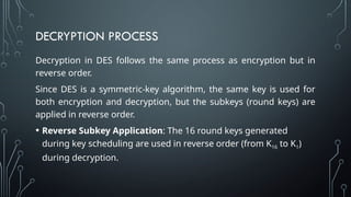 Comprehensive Overview of Data Encryption Standard (DES) and Its ...