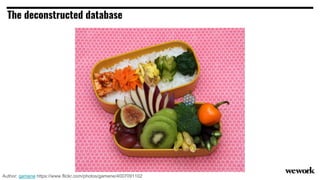 The deconstructed database
Author: gamene https://www.flickr.com/photos/gamene/4007091102
 
