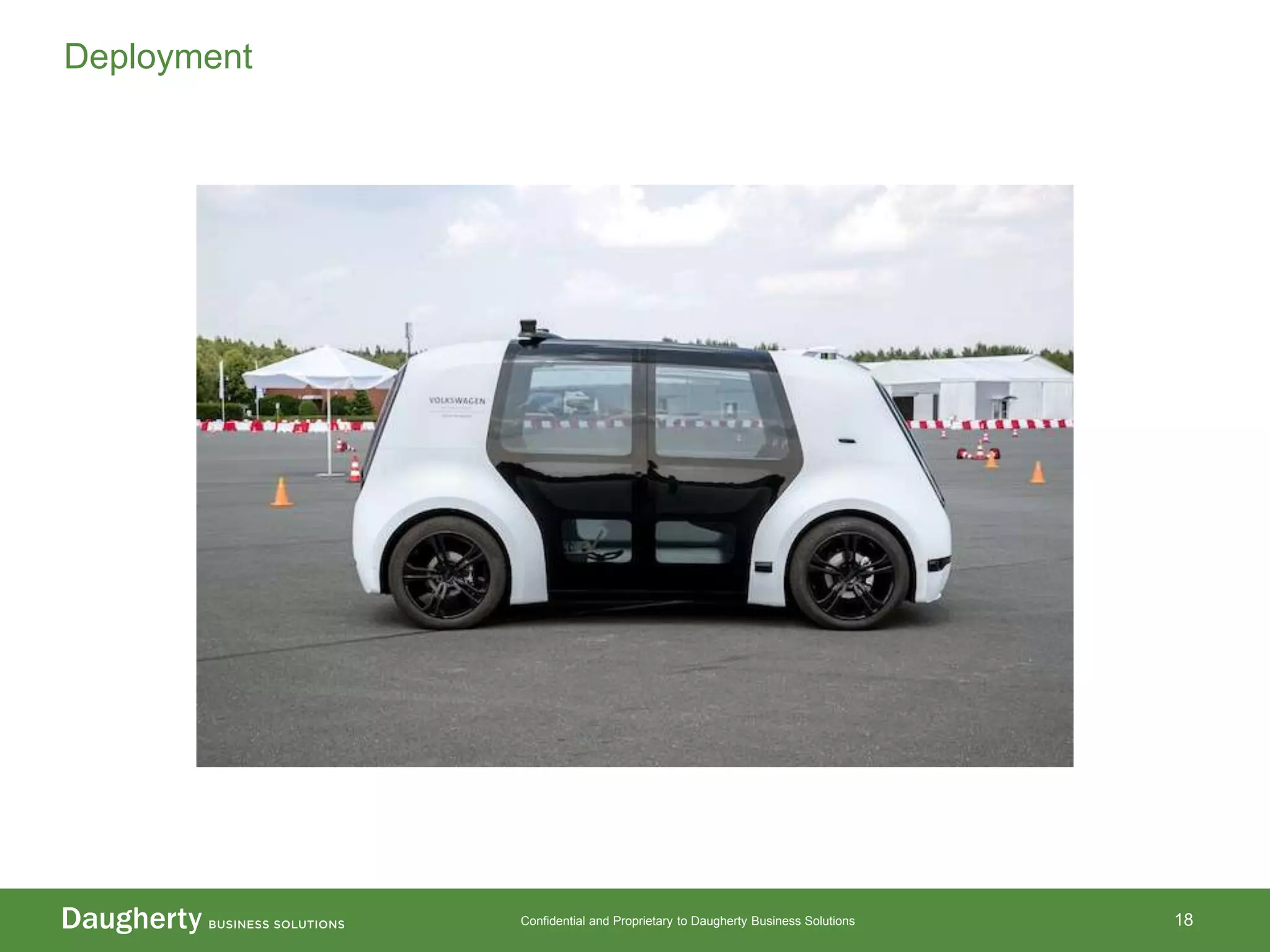 Confidential and Proprietary to Daugherty Business Solutions 18
Deployment
 