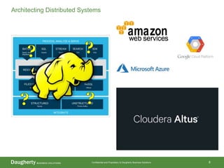 Confidential and Proprietary to Daugherty Business Solutions 8
Architecting Distributed Systems
 