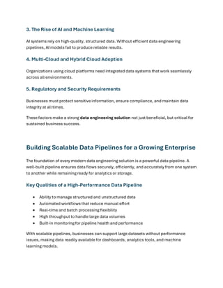 Data Engineering Solution- The Key to Unlocking Smarter, Scalable, and ...