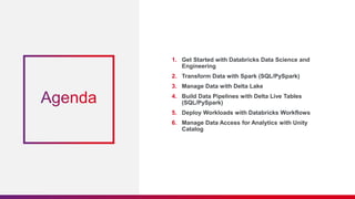 Data Engineering with Databricks Presentation | PPTX